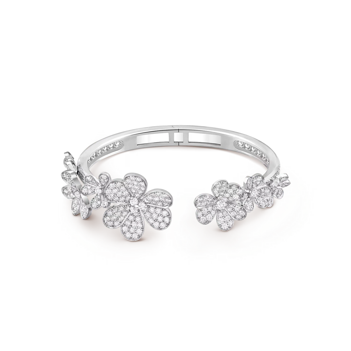 Luminous Blossom Open Bangle