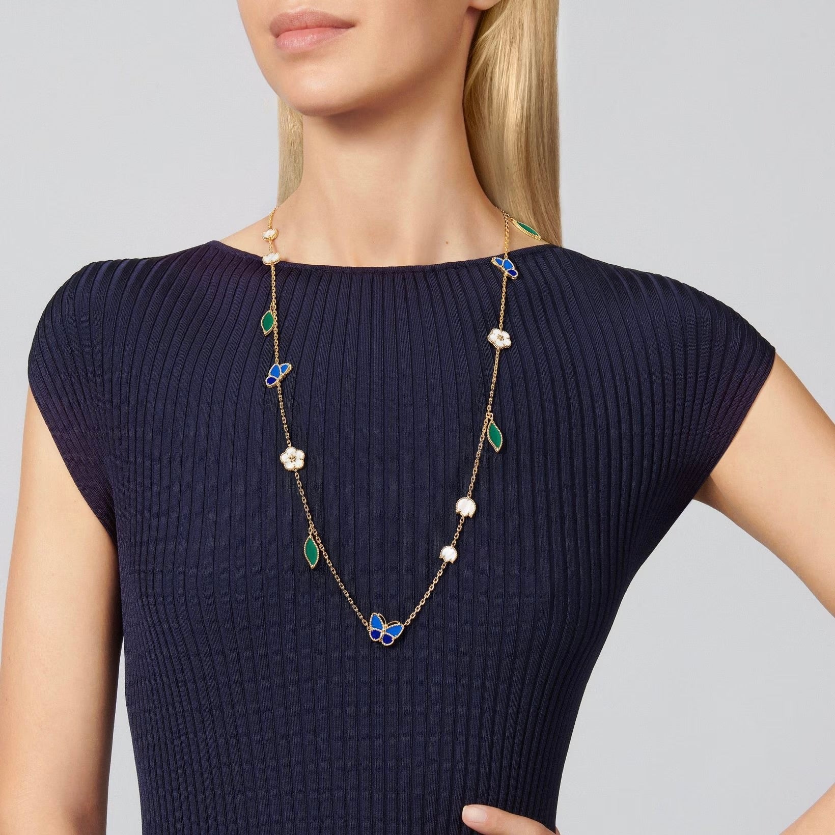 Flora & Butterfly Necklace
