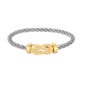 Large 8-Figure Buckle Bracelet - Gold