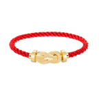 Large 8-Figure Buckle Bracelet - Gold