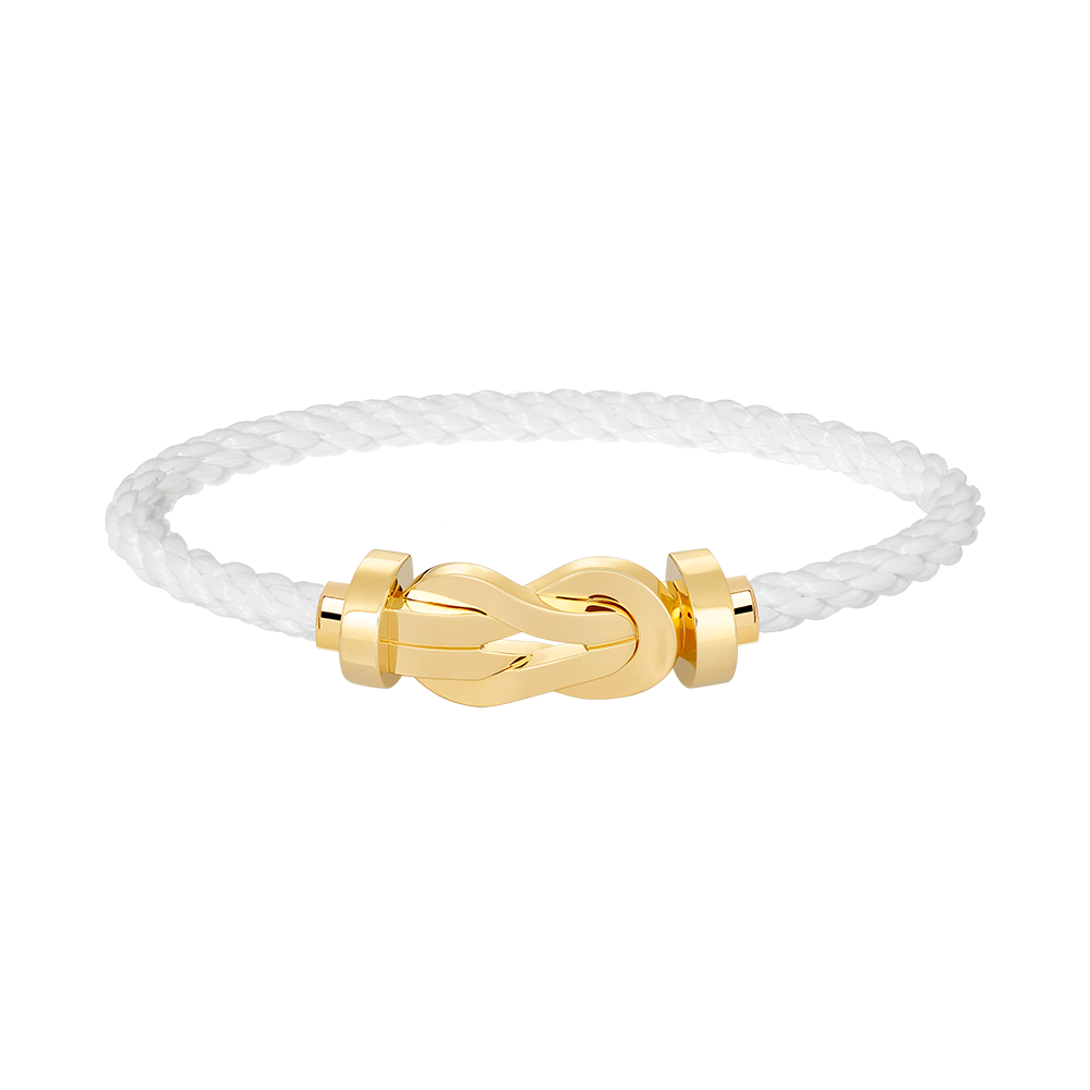 Large 8-Figure Buckle Bracelet - Gold