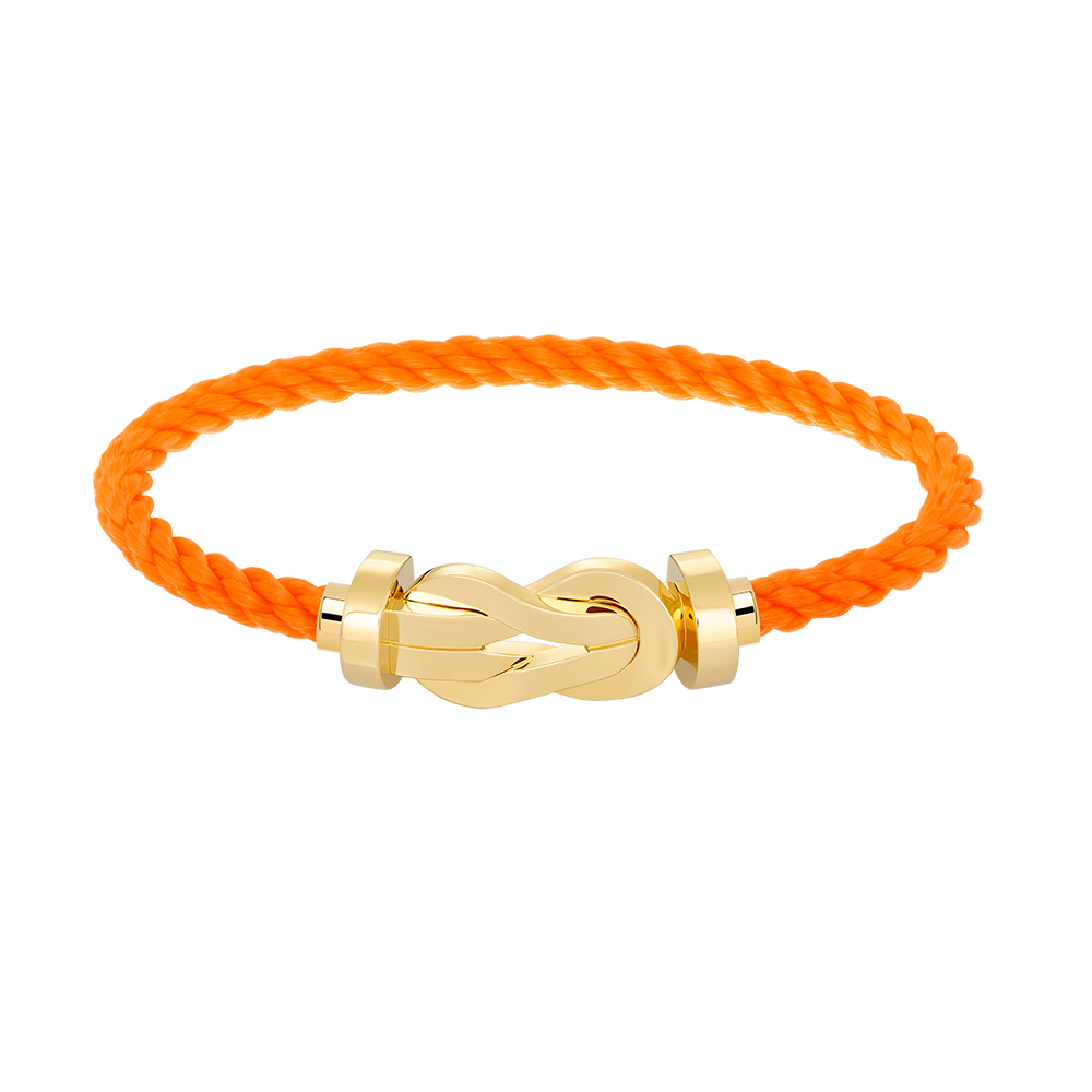 Large 8-Figure Buckle Bracelet - Gold