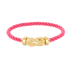 Large 8-Figure Buckle Bracelet - Gold