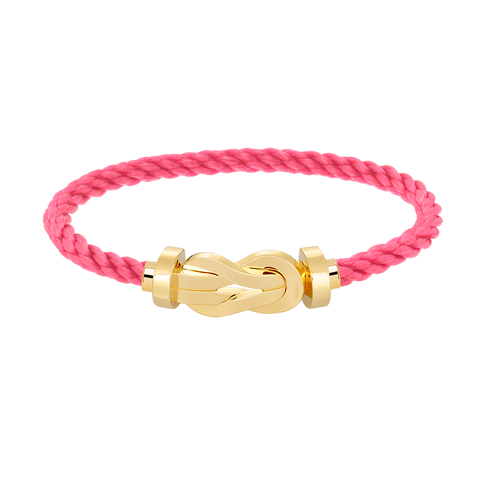 Large 8-Figure Buckle Bracelet - Gold