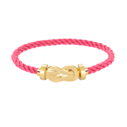 Large 8-Figure Buckle Bracelet - Gold