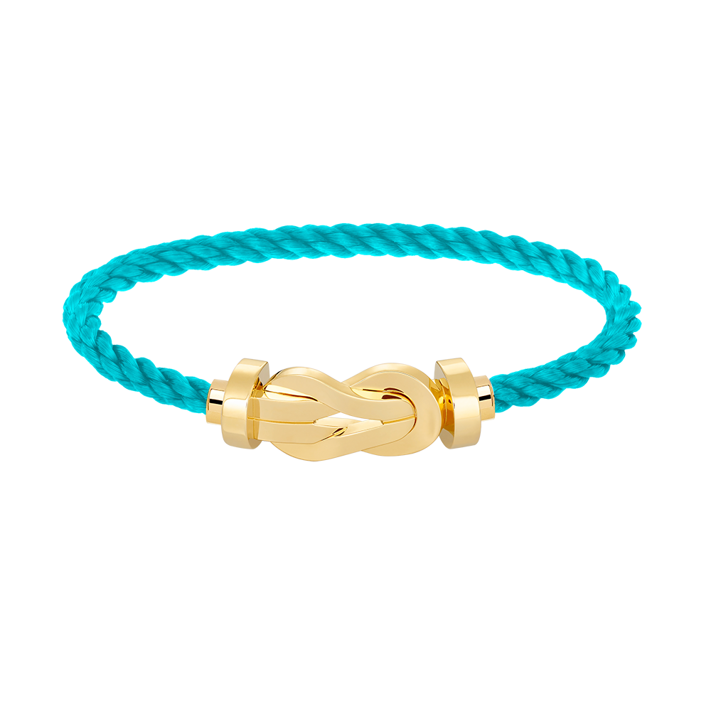 Large 8-Figure Buckle Bracelet - Gold