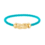 Large 8-Figure Buckle Bracelet - Gold