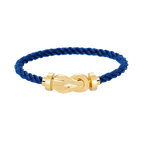 Large 8-Figure Buckle Bracelet - Gold