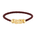 Large 8-Figure Buckle Bracelet - Gold