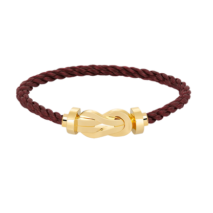 Large 8-Figure Buckle Bracelet - Gold