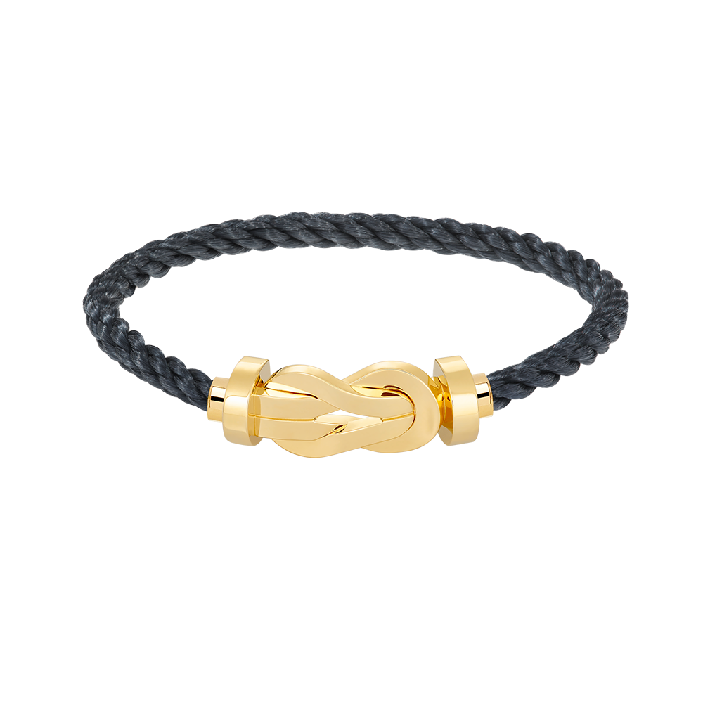 Large 8-Figure Buckle Bracelet - Gold