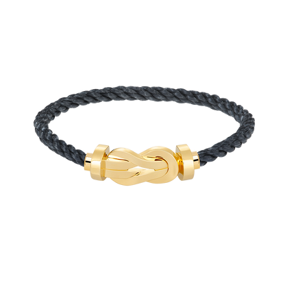 Large 8-Figure Buckle Bracelet - Gold