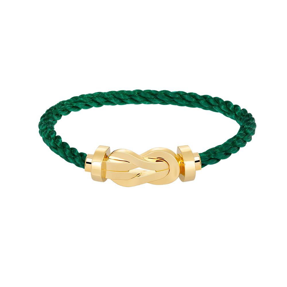 Large 8-Figure Buckle Bracelet - Gold