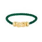 Large 8-Figure Buckle Bracelet - Gold