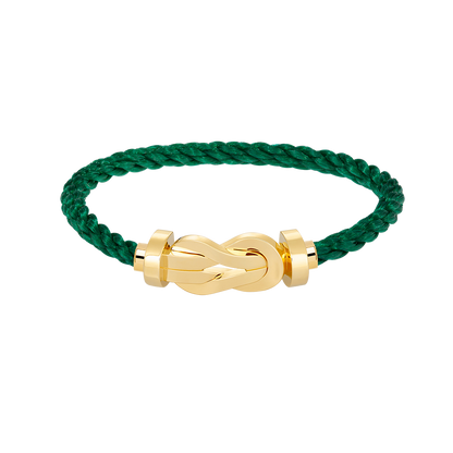 Large 8-Figure Buckle Bracelet - Gold