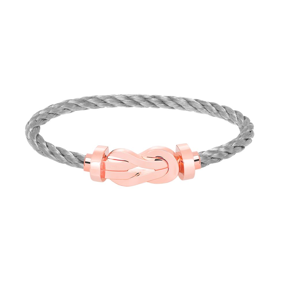 Large 8-Figure Buckle Bracelet - Rose Gold