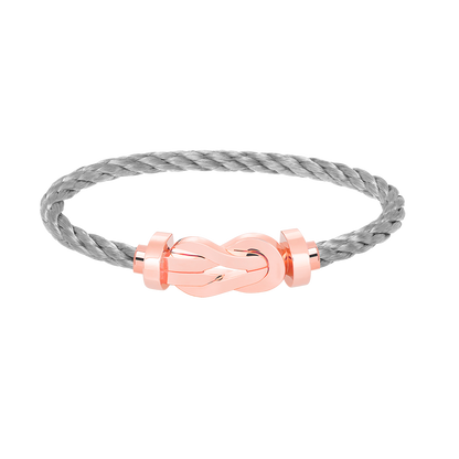 Large 8-Figure Buckle Bracelet - Rose Gold