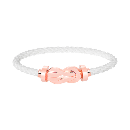 Large 8-Figure Buckle Bracelet - Rose Gold