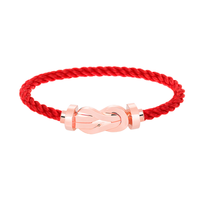 Large 8-Figure Buckle Bracelet - Rose Gold