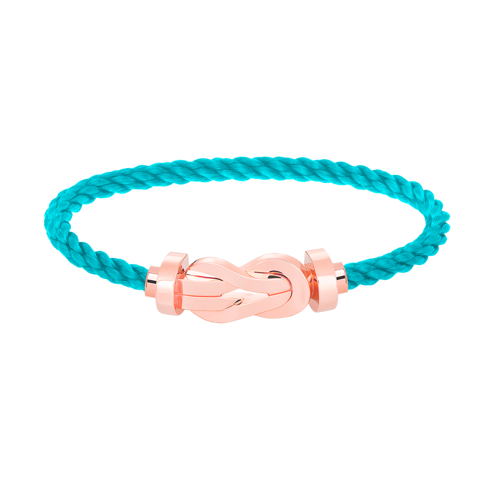 Large 8-Figure Buckle Bracelet - Rose Gold
