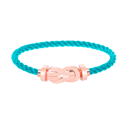 Large 8-Figure Buckle Bracelet - Rose Gold