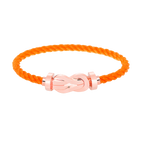 Large 8-Figure Buckle Bracelet - Rose Gold