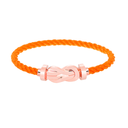 Large 8-Figure Buckle Bracelet - Rose Gold
