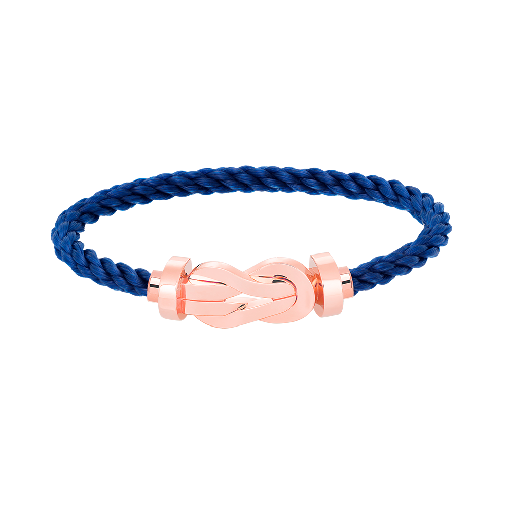 Large 8-Figure Buckle Bracelet - Rose Gold