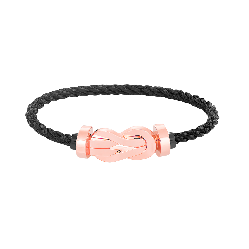 Large 8-Figure Buckle Bracelet - Rose Gold