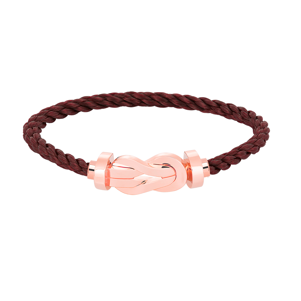 Large 8-Figure Buckle Bracelet - Rose Gold
