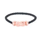 Large 8-Figure Buckle Bracelet - Rose Gold