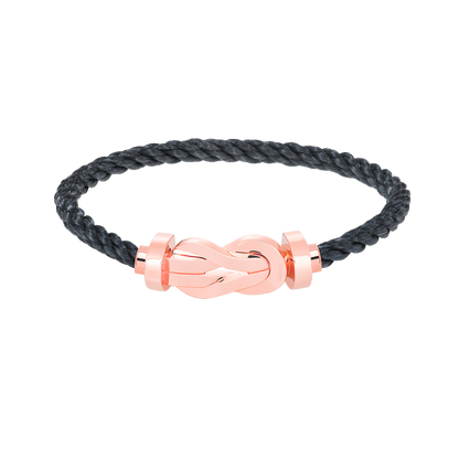 Large 8-Figure Buckle Bracelet - Rose Gold