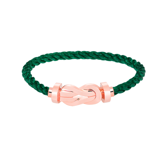Large 8-Figure Buckle Bracelet - Rose Gold