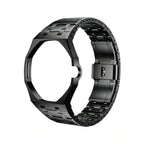 Oak Pop Black Steel Case & Silicone Strap