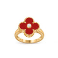 Lucky Clover Diamond-Accent Gold Ring Collection