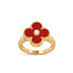 Lucky Clover Diamond-Accent Gold Ring Collection