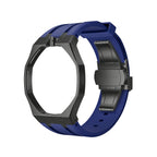 Oak Pop Black Steel Case & Silicone Strap