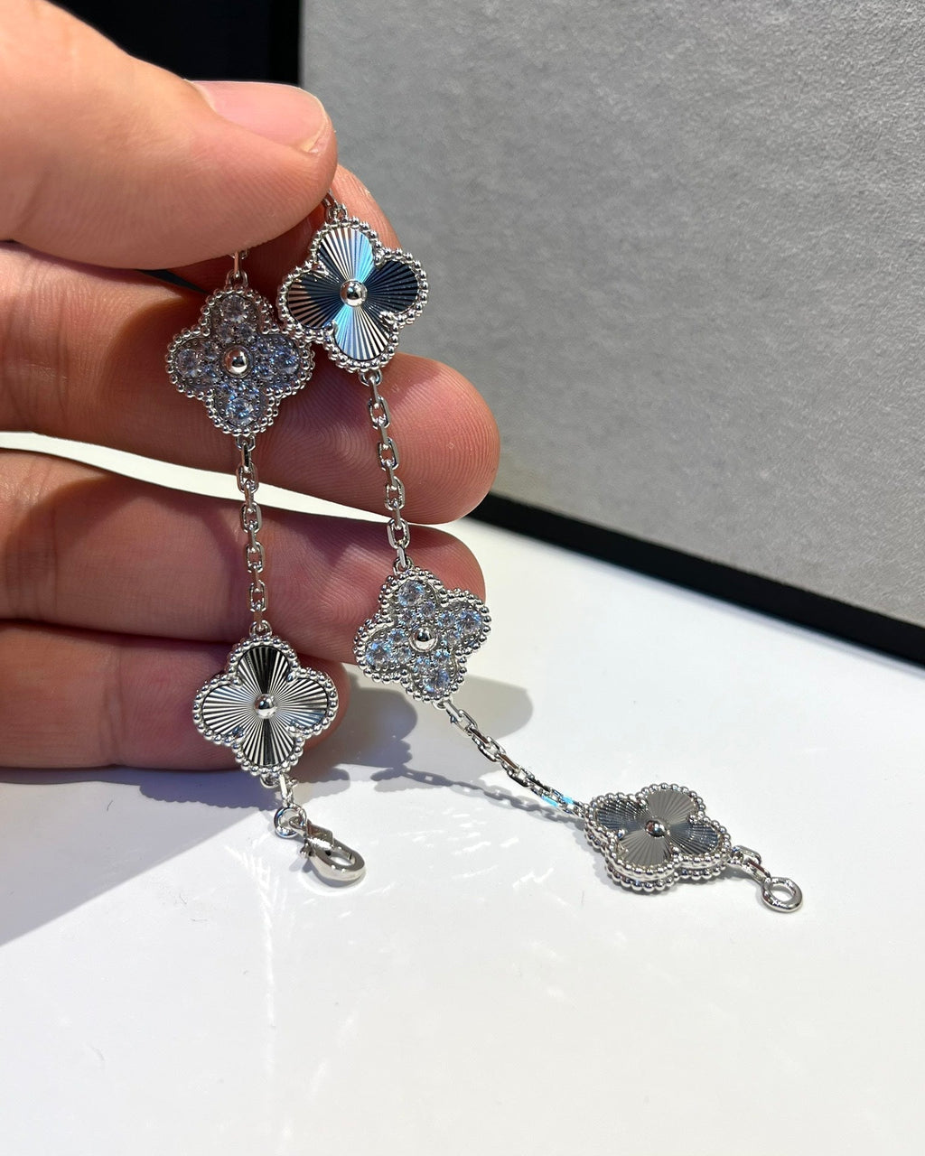 Lucky Clover 5-Motif Bracelet - Laser Collection
