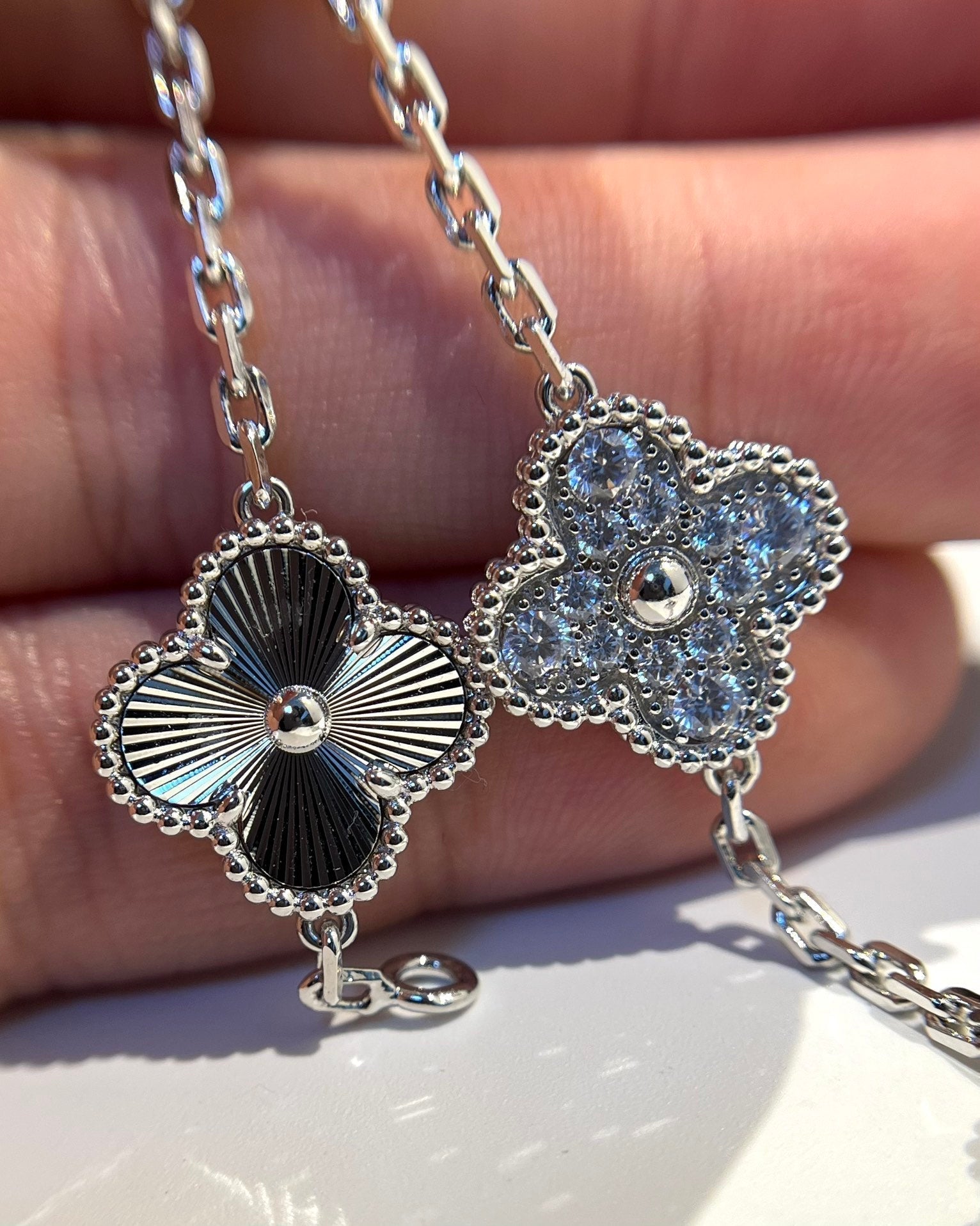 Lucky Clover 5-Motif Bracelet - Laser Collection