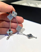Lucky Clover 5-Motif Bracelet - Laser Collection