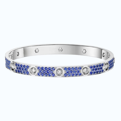 Classic 6.1mm Love Bracelet 10-Diamond Full Pavé