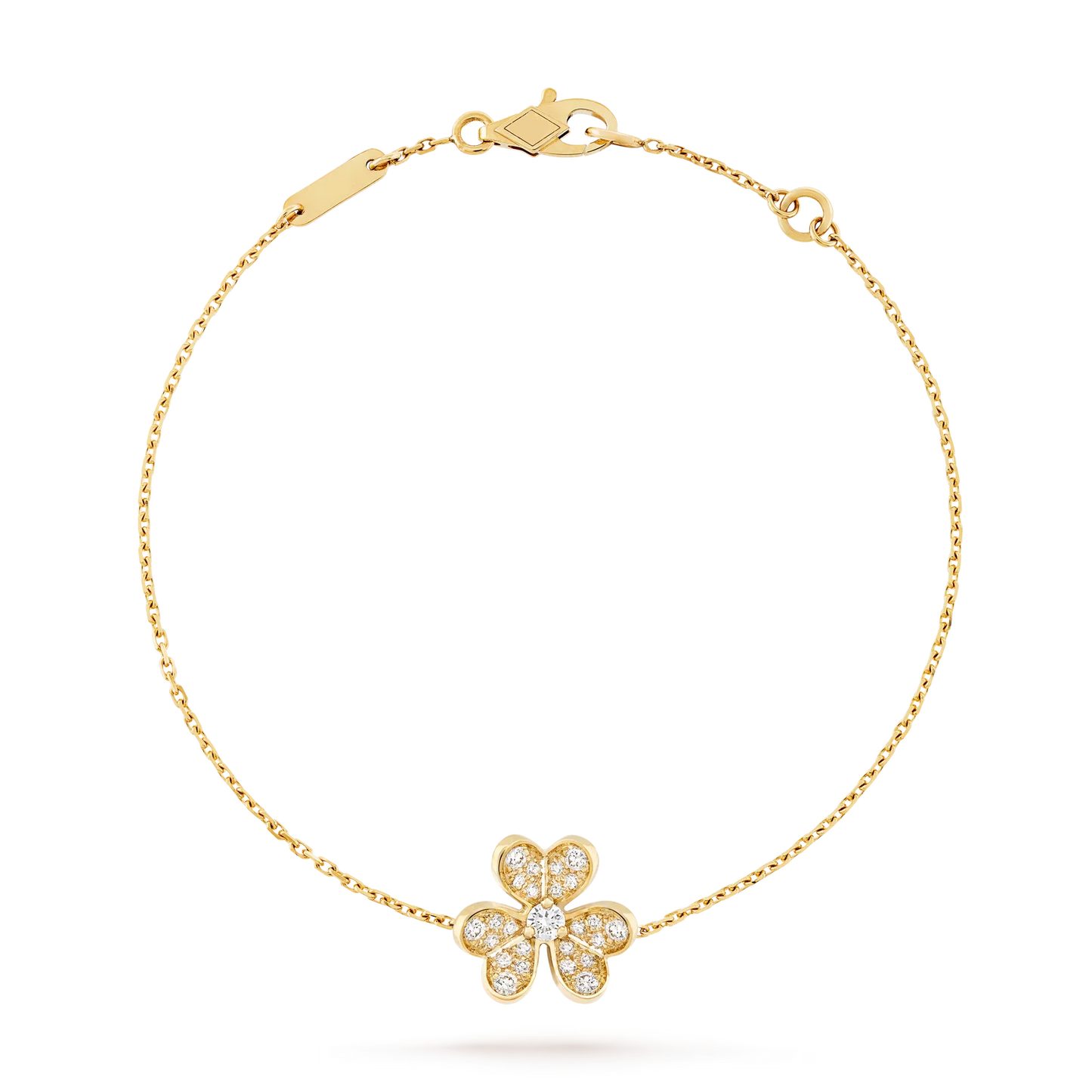 Leuchtendes Blüten-Armband mit Einzelmotiv