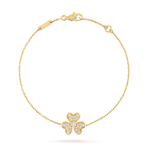 Leuchtendes Blüten-Armband mit Einzelmotiv