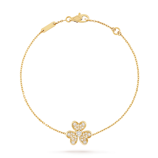 Leuchtendes Blüten-Armband mit Einzelmotiv