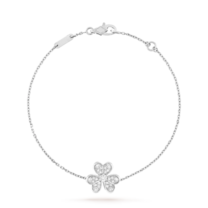 Leuchtendes Blüten-Armband mit Einzelmotiv