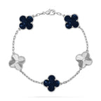 Lucky Clover 5-Motif Bracelet - Pietersite Collection