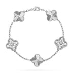 Lucky Clover 5-Motif Bracelet - Laser Collection