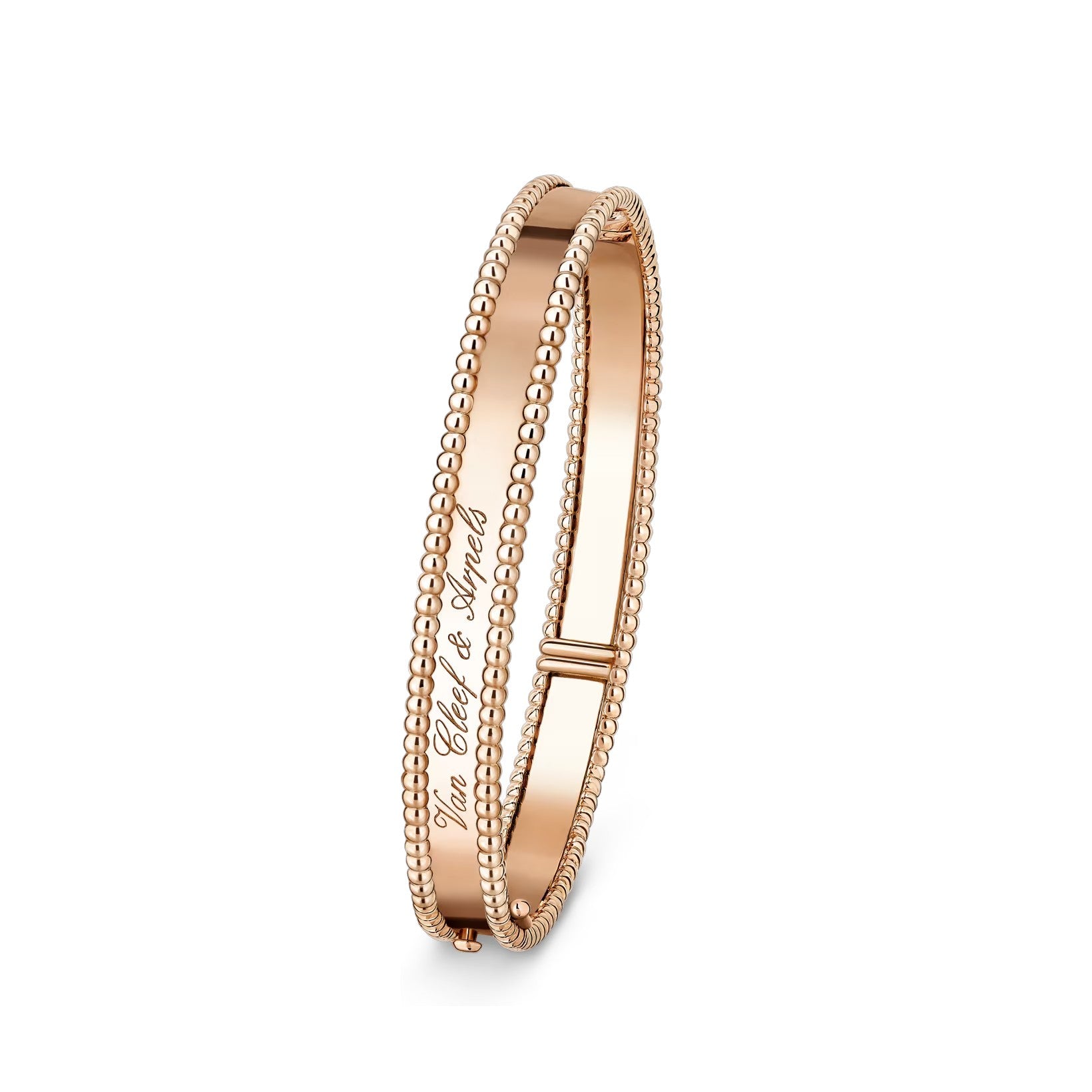 Signature Doppelperlen-Armreif – minimalistisches geometrisches Statement