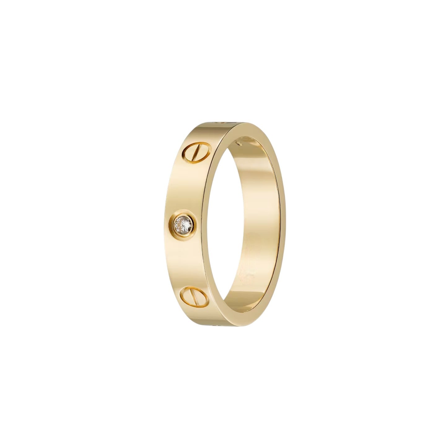 LOVE 4mm 1 Diamond Ring