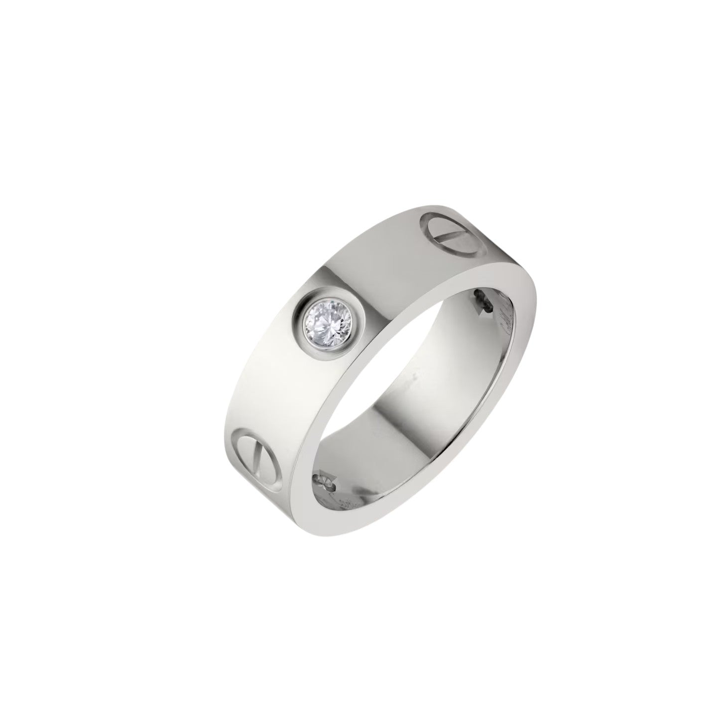LOVE 5.5mm 3 Diamonds Ring